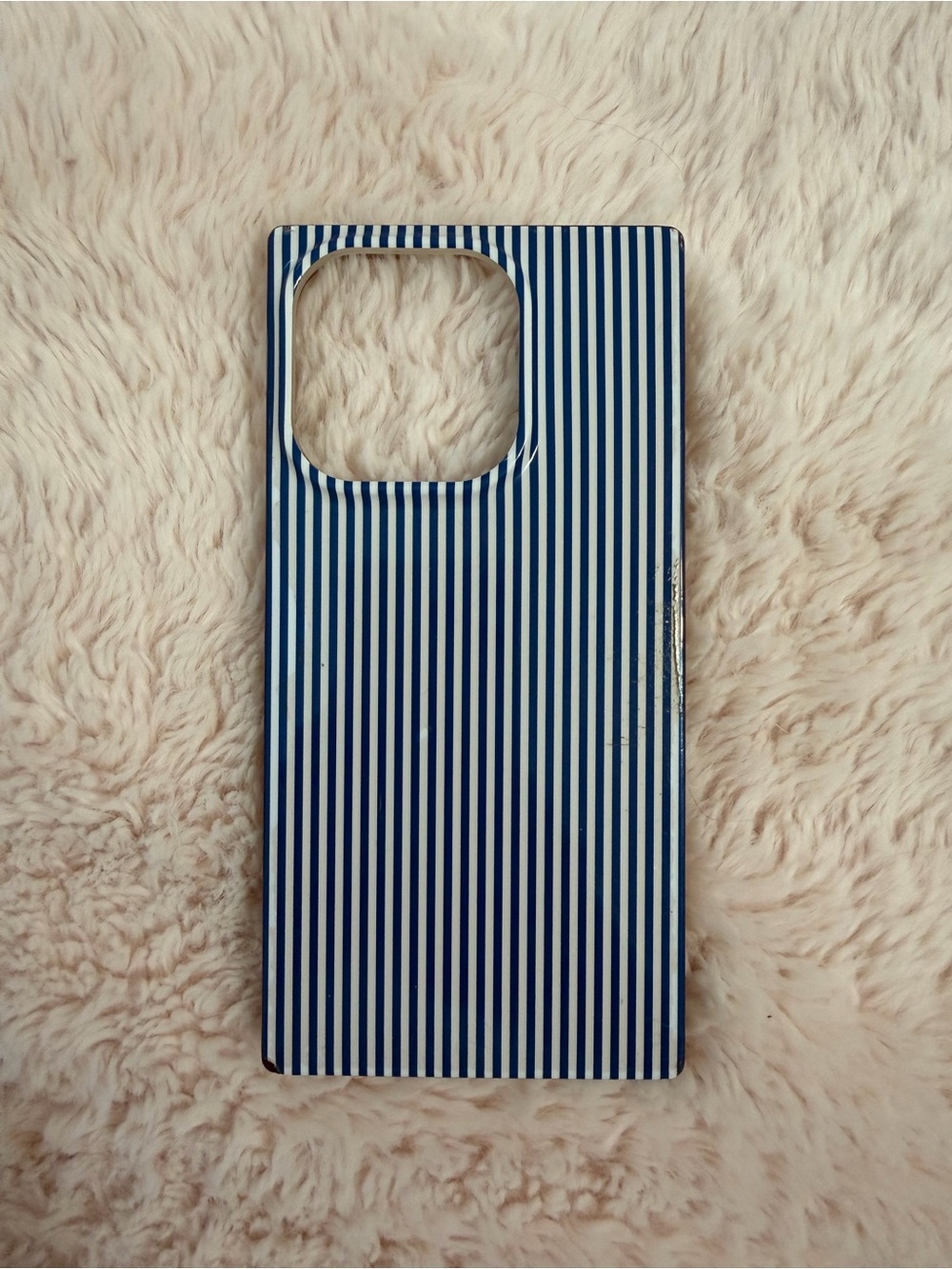 Navy & White Striped Phone Case - Unbranded